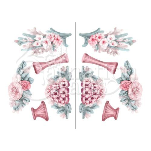 Carnation Crafts Dresser Posies Vignette Downloads - Vignette 2
