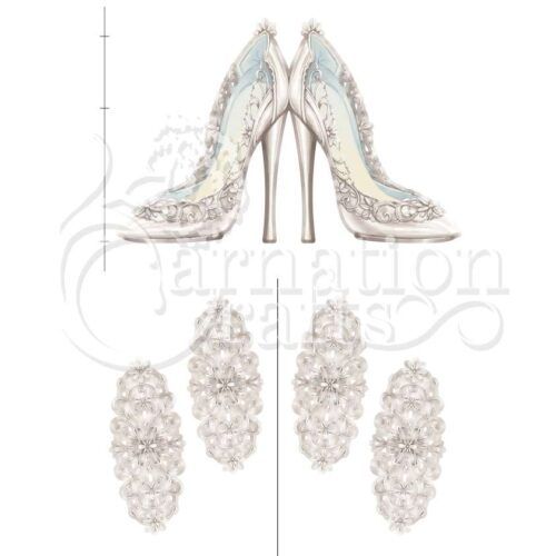 Carnation Crafts Killer Heels Card Shape Vignette Downloads - Vignette 1