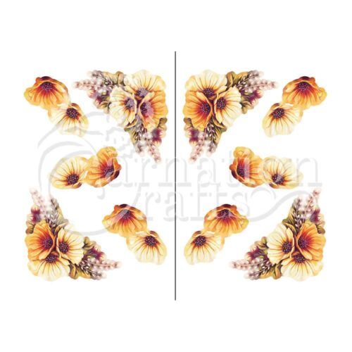 Carnation Crafts Anemone Trio Vignette Downloads - Vignette 1
