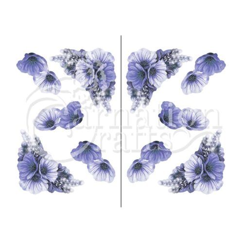 Carnation Crafts Anemone Trio Vignette Downloads - Vignette 4