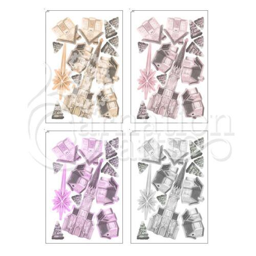 Carnation Crafts Christmas For All USB Christmas Town Additional Vignette Downloads