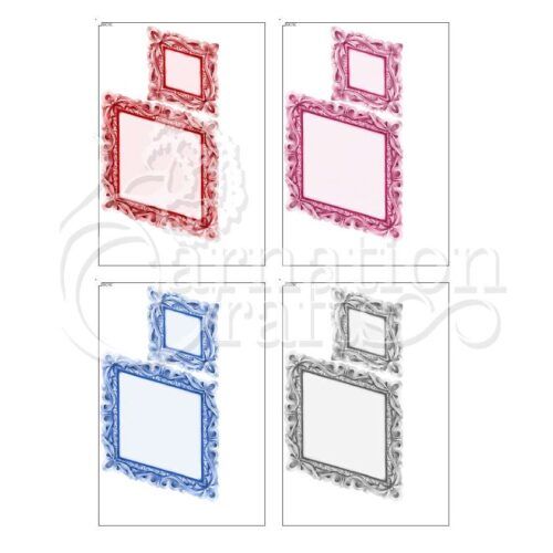 Carnation Crafts Christmas For All USB Petite Filigree Diamond Frame Additional Vignette Downloads