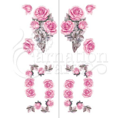 Carnation Crafts Roses In Bloom Vignette Downloads - Vignette 3