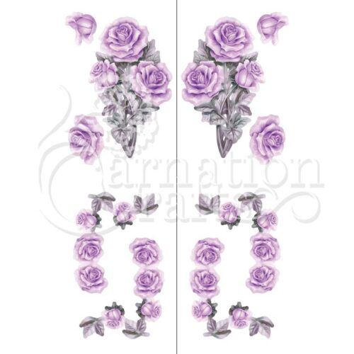 Carnation Crafts Roses In Bloom Vignette Downloads - Vignette 4