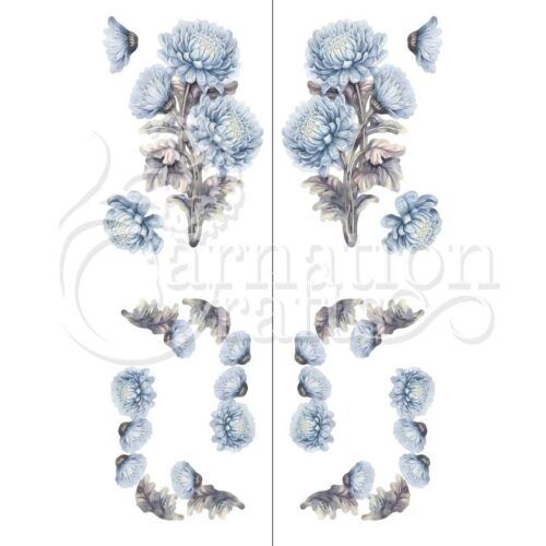 Carnation Crafts Chrysanthemums In Bloom Vignette Downloads - Vignette 1