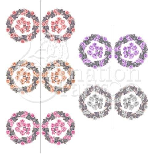 Carnation Crafts Fancy Rose Frame Vignette Downloads