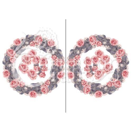 Carnation Crafts Fancy Rose Frame Vignette Downloads - Vignette 1