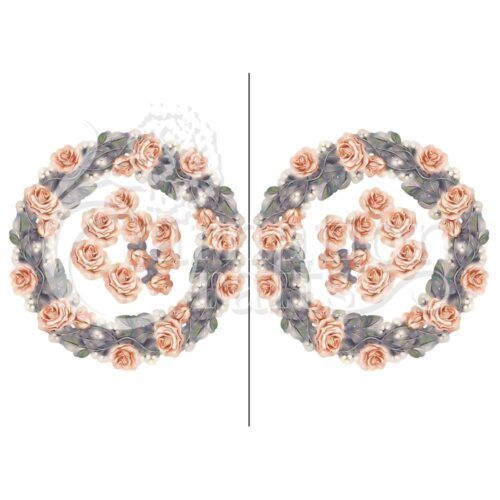 Carnation Crafts Fancy Rose Frame Vignette Downloads - Vignette 2