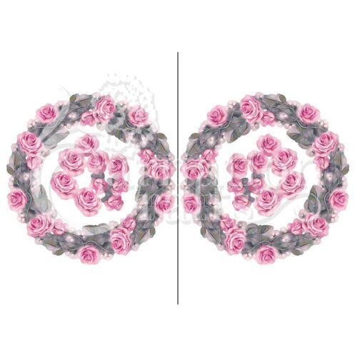 Carnation Crafts Fancy Rose Frame Vignette Downloads - Vignette 3