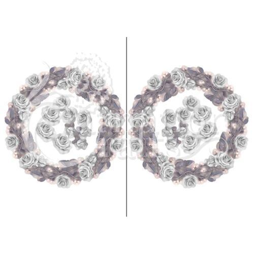 Carnation Crafts Fancy Rose Frame Vignette Downloads - Vignette 5