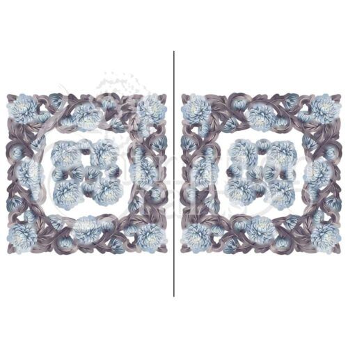 Carnation Crafts Fancy Chrysanthemum Frame Vignette Downloads - Vignette 1