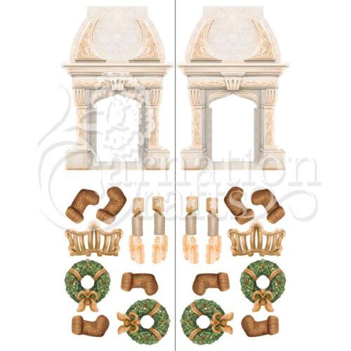 Carnation Crafts Magic Fireplace Vignette Downloads - Vignette 2
