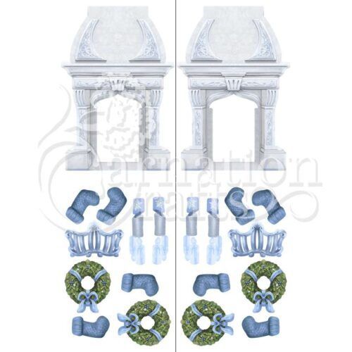 Carnation Crafts Magic Fireplace Vignette Downloads - Vignette 4