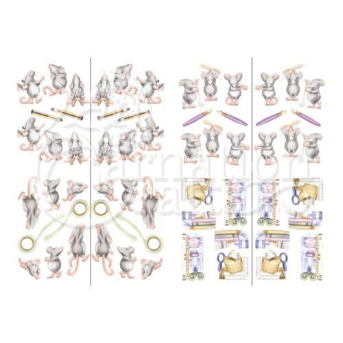 Crafty Little Things Craft Stash Bonus Vignette Crafty Little Mice Collection Image