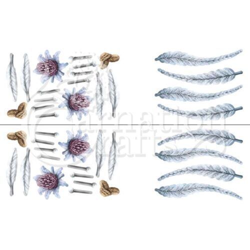 Carnation Crafts Thistle & Fern Vignette Downloads - Vignette 1