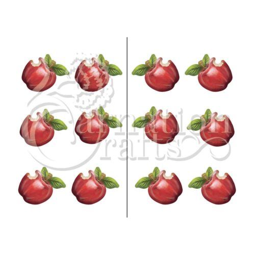 Carnation Crafts Apple Vignette Downloads - Vignette 1
