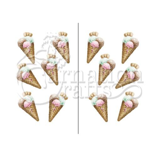 Carnation Crafts Ice Cream Vignette Downloads - Vignette 1
