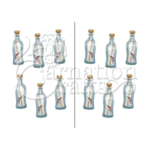 Carnation Crafts Message In A Bottle Vignette Downloads - Vignette 1