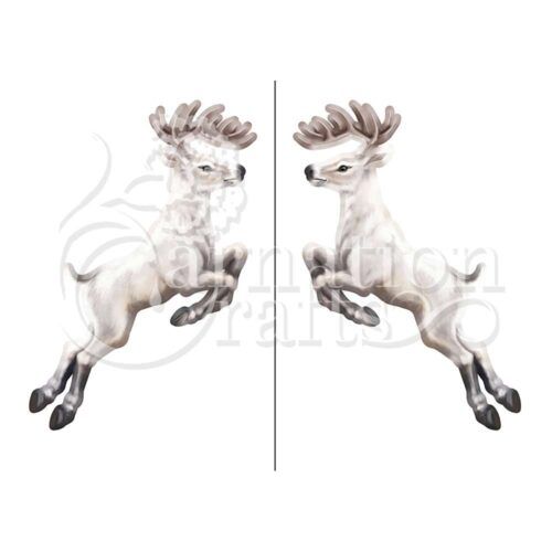 Nature In Motion Wonderful Bonus Vignette Vaulting Deer Image