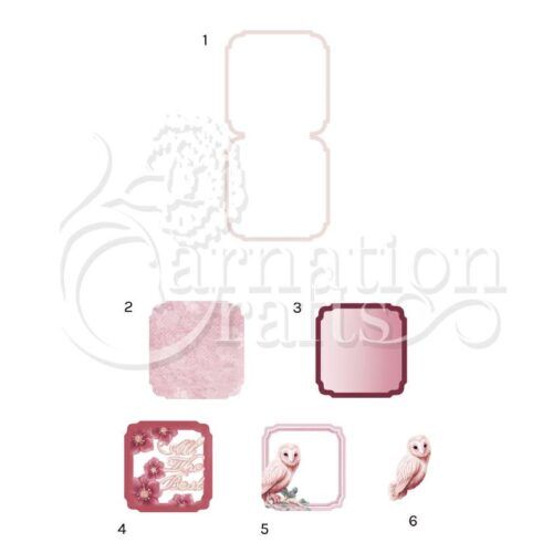 Carnation Crafts Opulent Owl Quick Card Vignette Downloads - Vignette 4