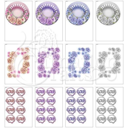 Carnation Crafts Radiance & Elegance USB Begonia Blooms Additional Vignette Downloads
