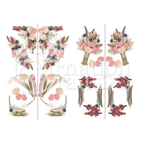 Carnation Crafts Bountiful Bouquets Vignette Downloads - Vignette 1