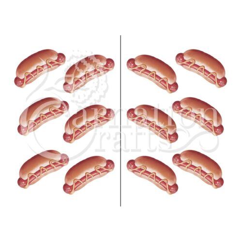 Carnation Crafts Hot Dog Vignette Downloads - Vignette 2