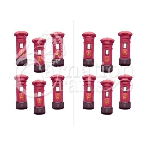 Carnation Crafts Post Box Vignette Downloads - Vignette 1