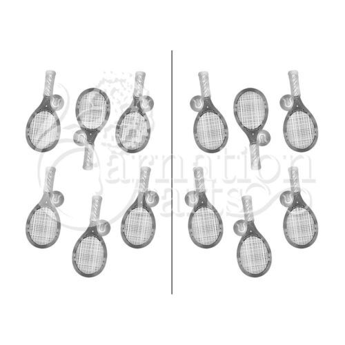 Carnation Crafts Tennis Racket Vignette Downloads - Vignette 5