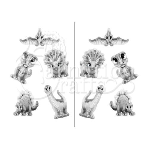 Carnation Crafts Prehistoric Friends Vignette Downloads - Vignette 5