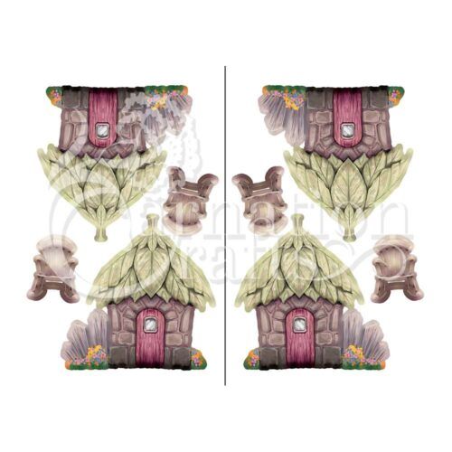 Carnation Crafts Leafy Hollow Vignette Downloads - Vignette 1