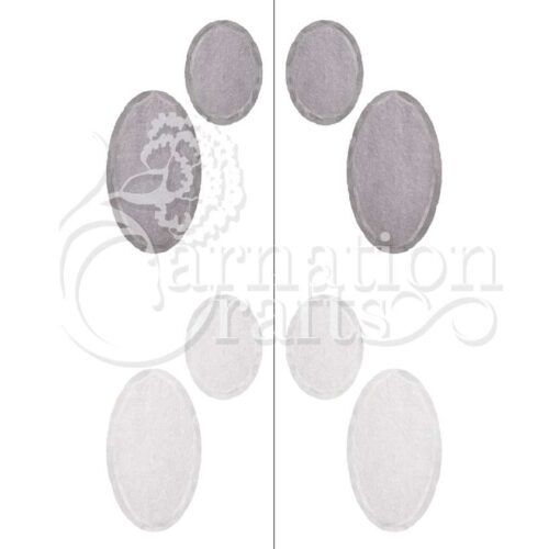 Carnation Crafts Slate Edge Ovals Vignette Downloads - Vignette 1