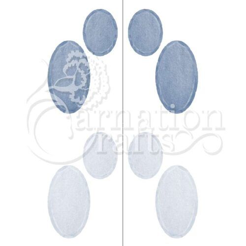 Carnation Crafts Slate Edge Ovals Vignette Downloads - Vignette 4