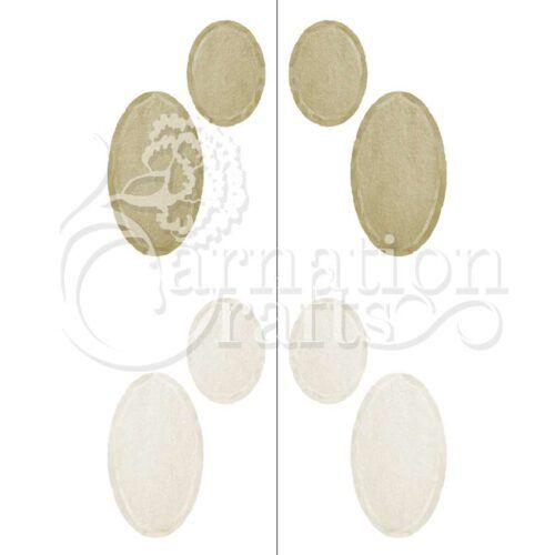 Carnation Crafts Slate Edge Ovals Vignette Downloads - Vignette 5