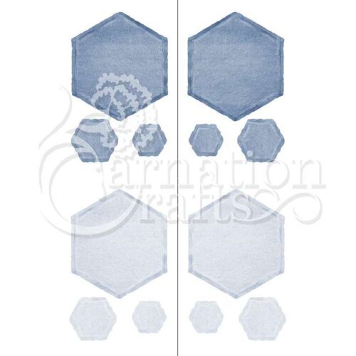 Carnation Crafts Slate Edge Hexagons Vignette Downloads - Vignette 4