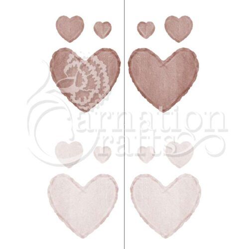 Carnation Crafts Slate Edge Hearts Vignette Downloads - Vignette 4