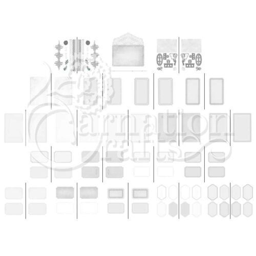 Carnation Crafts Jotted Journal Card Shape Vignette Downloads - Vignette 5
