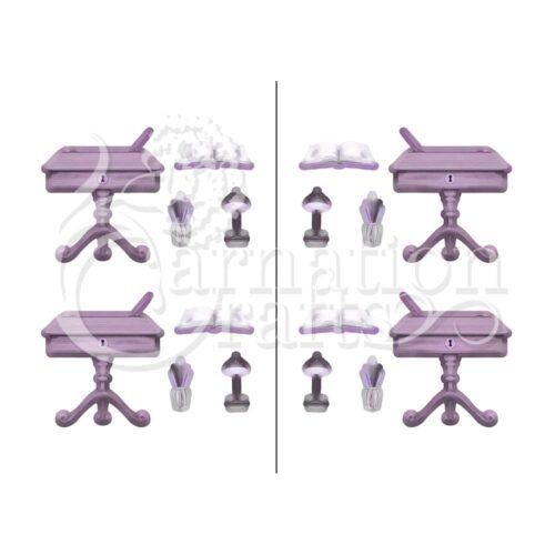 Carnation Crafts Take Out Your Books Vignette Downloads - Vignette 3