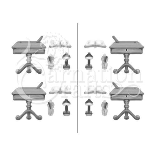 Carnation Crafts Take Out Your Books Vignette Downloads - Vignette 5