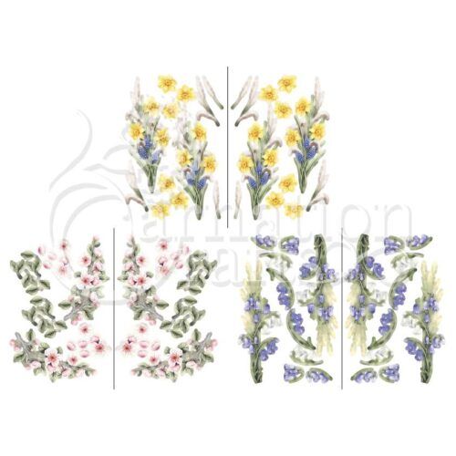 Carnation Crafts New Season Florals Vignette Downloads - Vignette 1