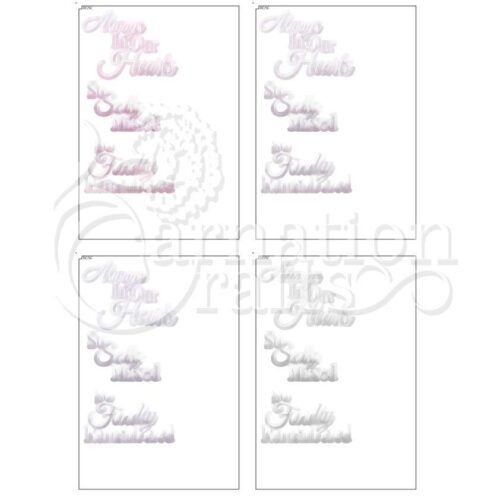 Carnation Crafts In The Moment USB Deep Sentiments Additional Vignette Downloads