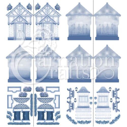 Carnation Crafts Getting Together Card Shape Vignette Downloads - Vignette 4