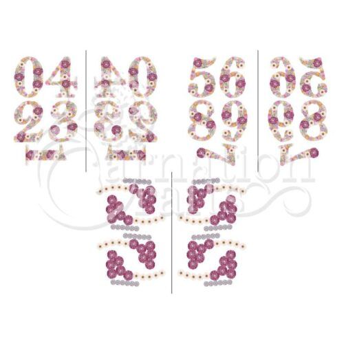 Carnation Crafts Made With Flowers Numbers Vignette Downloads - Vignette 1