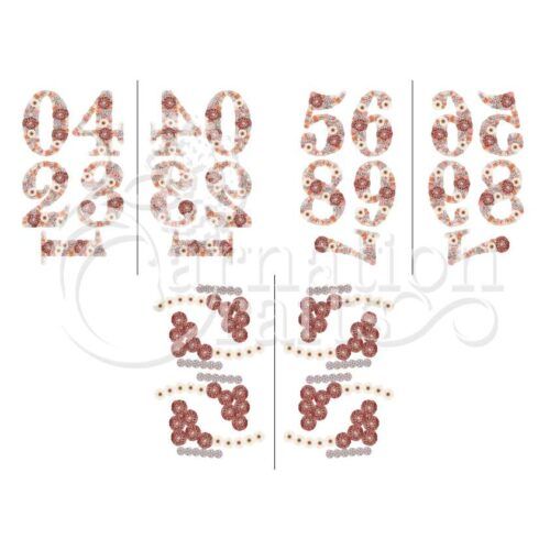 Carnation Crafts Made With Flowers Numbers Vignette Downloads - Vignette 4