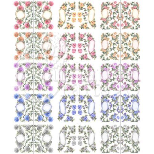 Carnation Crafts Floral Cameos Vignette Downloads