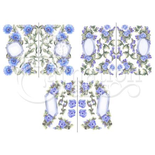 Carnation Crafts Floral Cameos Vignette Downloads - Vignette 4