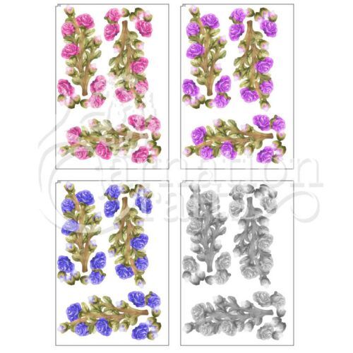 Carnation Crafts Serene Surroundings USB Ruddy Roses Additional Vignette Downloads