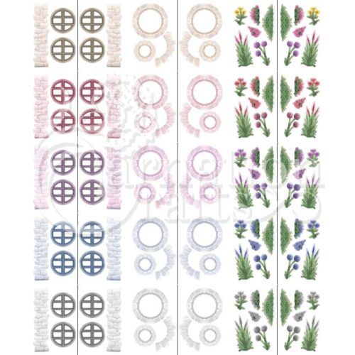 Carnation Crafts Stylish Stonework Vignette Downloads - Vignette 1 - 5