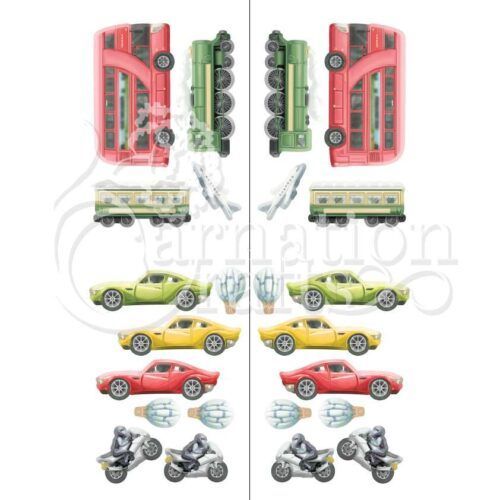Carnation Crafts Planes, Trains & Automobiles Vignette Downloads - Vignette 1