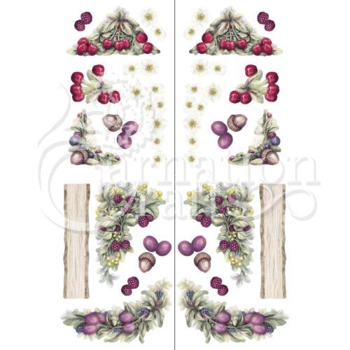 Carnation Crafts Fruitful Flora Vignette Downloads - Vignette 1